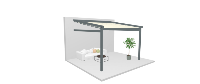 modélisation pergola modèle elegancy gardena