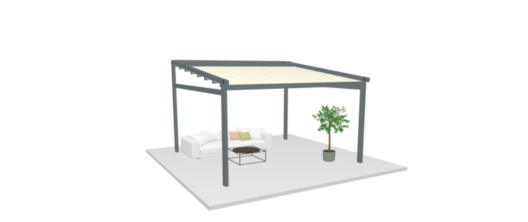 modélisation technique pergola pavillon